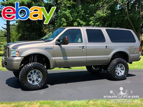 2005 Ford Excursion Limited Turbo Diesel 7k Miles 1 Owner 4x4 Dvd Wow