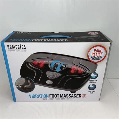 New Homedics Vibration Foot Massager With Heat Fmv 400hj Bk 4000 Picclick