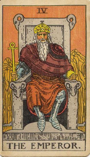 The emperor, as aries (the ram) is the infant, the first sign of the zodiac. The Emperor tarot card | Download Scientific Diagram