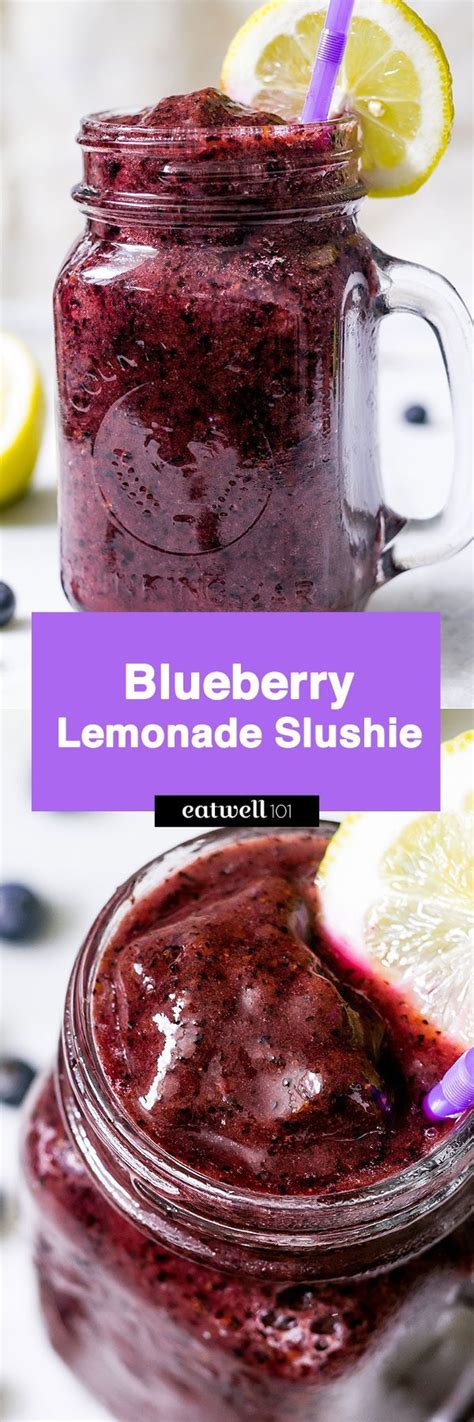 Blueberry Lemonade Slushie — Eatwell101