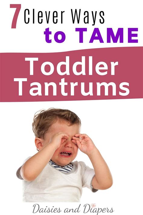 7 Clever Ways To Tame Toddler Tantrums Daisies And Diapers