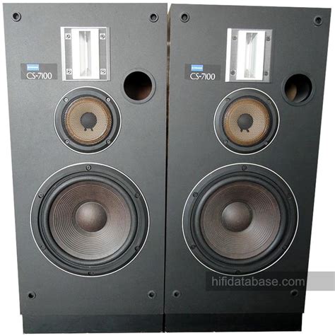 Pioneer Cs 7100 Hi Fi Database Floorstanding Speakers