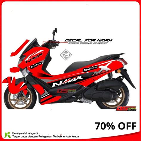 Inspirasi Keren Stiker Nmax Merah Aneka Stiker Keren