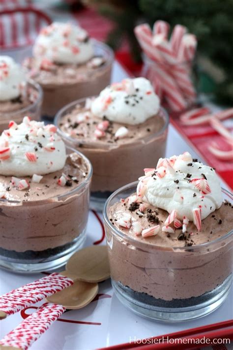 Chocolate Peppermint Mini Trifle Easy No Bake Christmas Dessert