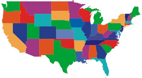 Mapa De Los Estados Unidos Usa Png Transparente Stickpng Images