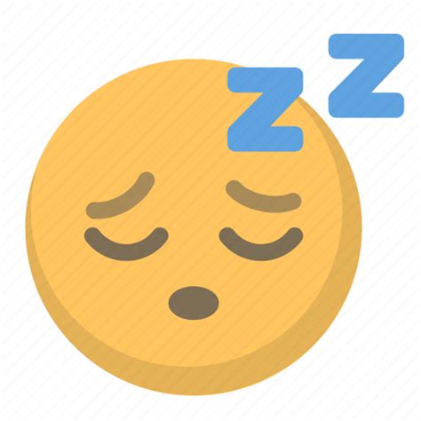 Emoji Face Sleep Sleeping Snore Tired Zzz Icon Download On