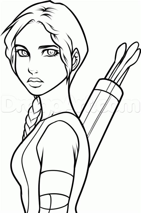 Are you still struggling to get you anime faces right even though you've been practicing for a while? Draw Anime Katniss Everdeen, Step by Step, Drawing Sheets ...