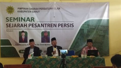 Pd Persis Garut Soroti Peran Pesantren Lewat Seminar Sejarah Website