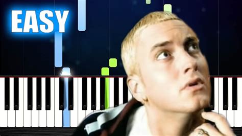 Eminem The Real Slim Shady Easy Piano Tutorial Youtube