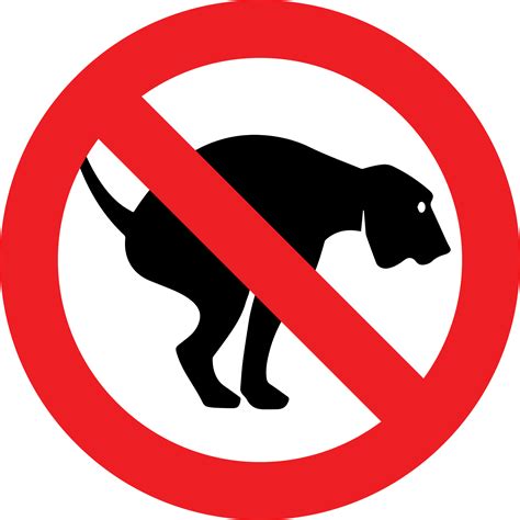 Warning No Dog Pooping Sign - Create Signs png image