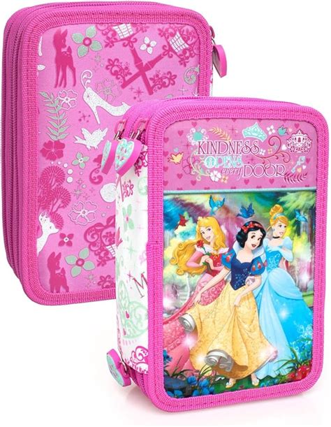 Disney Princess 10624 Triple Pencil Case Premium 3 Compartments