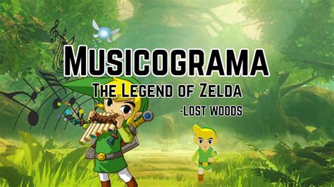 Musicograma The Legend Of Zelda Lost Woods Youtube