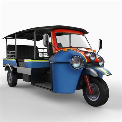 Tuk Tuk Rickshaw 3d C4d