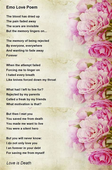 Emo Love Poem Emo Love Poem Poem By Love Is Death