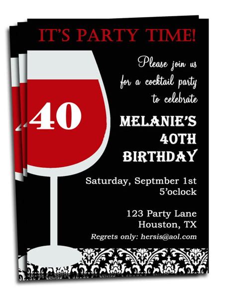 Free Printable Birthday Invitation For Adult Download Hundreds Free