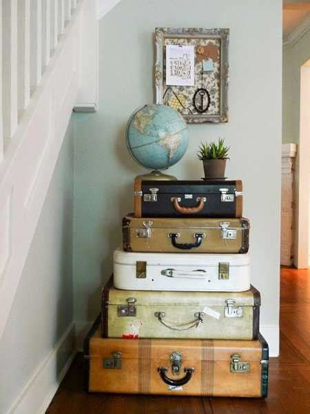 20 Design Ideas To Upcycle Old Suitcases To Modern