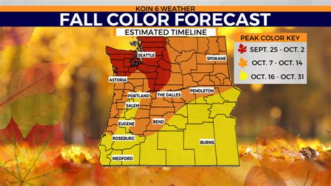Pnw Fall Foliage When And Where To See Peak Colors