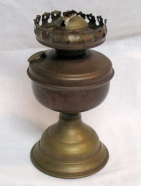Vintage Collectible Brass Kerosene Lamp Made In Austria Early 1900s