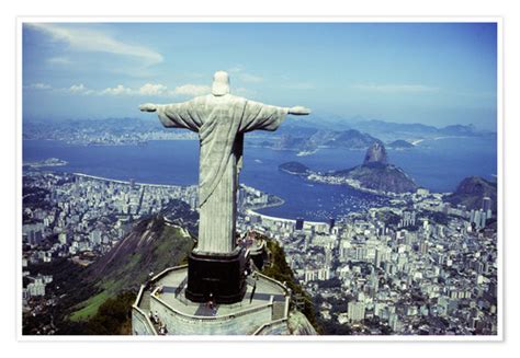 Christ The Redeemer Statue In Rio De Janeiro Posters And