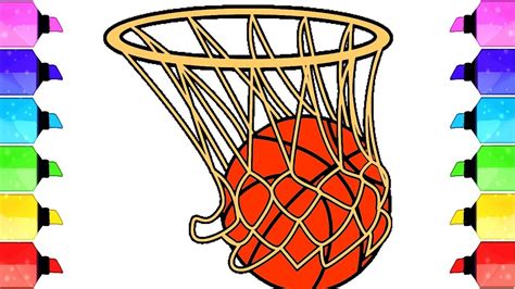 How To Draw A Basketball Hoop With A Ball Change Comin