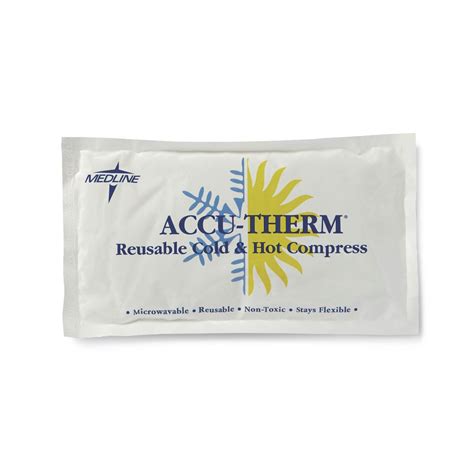 Medline Accu Therm Reusable Hotcold Gel Pack 5x10 1ct