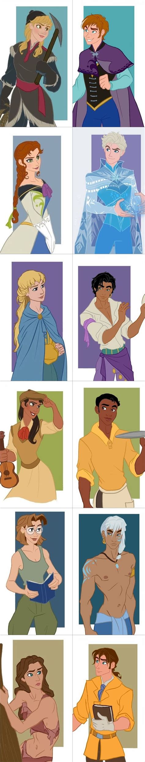 Gender Bent Disney Disney Animation Disney Funny