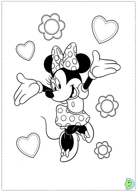 52 Minnie Mouse Bow Coloring Page