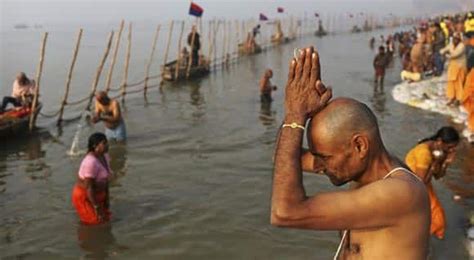 Quite Possibly The Biggest Gathering On Earth Millions Of Hindus Bathe In Ganges River To Wash