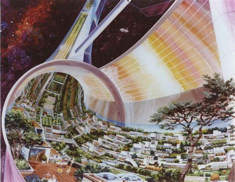 Take Two Photos How Nasa Imagined Life In A Space Colony Would Look