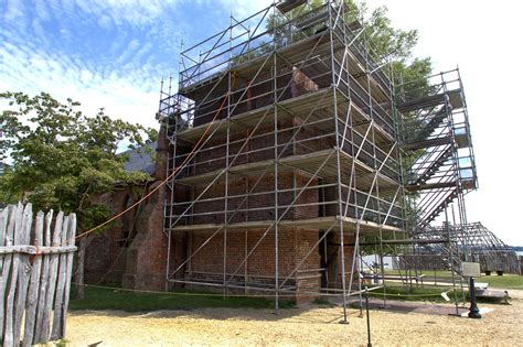 Saving Jamestowns Historic 1600s Church Tower Daily Press