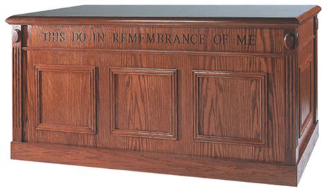 Tct 105 32 High Communion Table From Imperial Woodworks Church