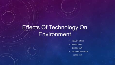 Impact Of Technology On Environment