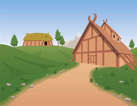 Longhouses Illustrations Royalty Free Vector Graphics And Clip Art Istock