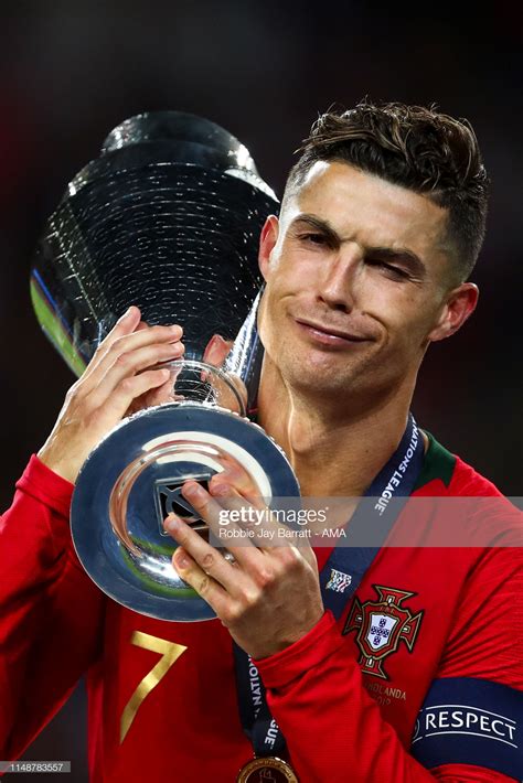 Cristiano Ronaldo Of Portugal Celebrates With The Cristiano