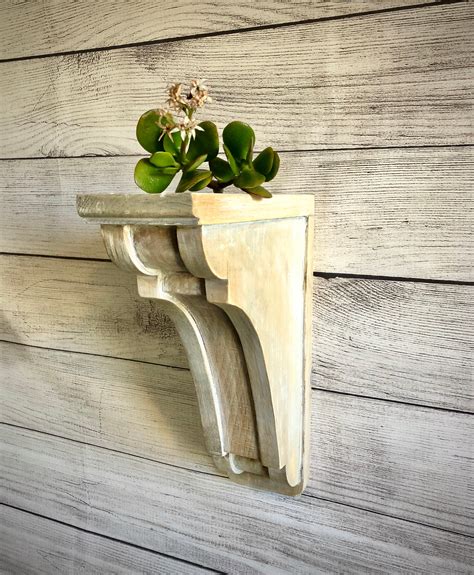 5 Fancy Shelf Brackets Wooden Corbels Handmade Of Etsy