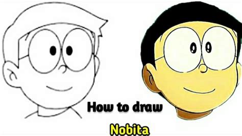 How To Draw Nobita From Doraemon Step By Step L Easy Drawing For Kids