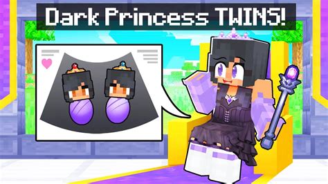 Aphmau Pregnant With Twin Dark Princesses In Minecraftein Aaron And Kc Girl Youtube