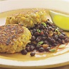 Rice & Corn Cakes with Spicy Black Beans Recipe | EatingWell