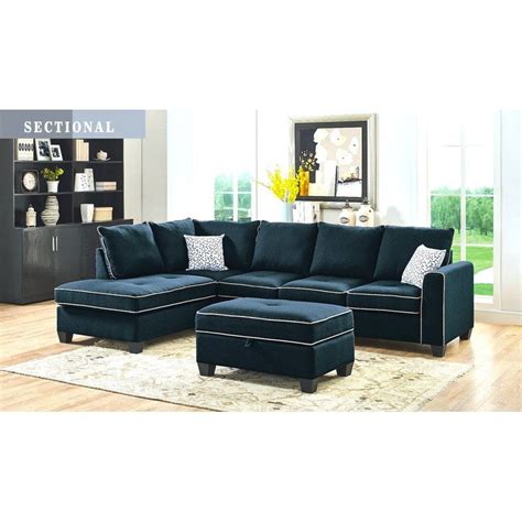 Latitude Run Mercurio Reversible Sectional With Ottoman Wayfair