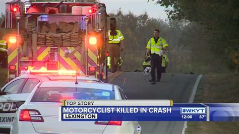 Motorcyclist Identified In Deadly Lexington Crash