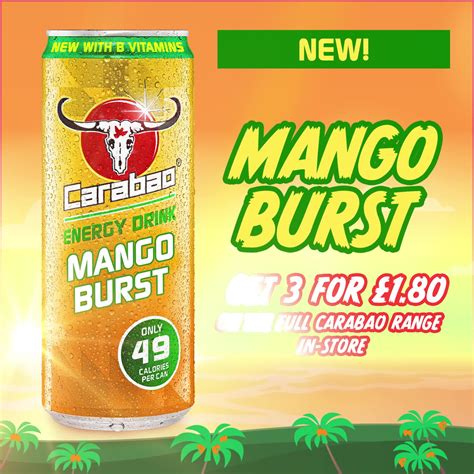 Get ready for summer with the new Mango Burst flavour from Carabao