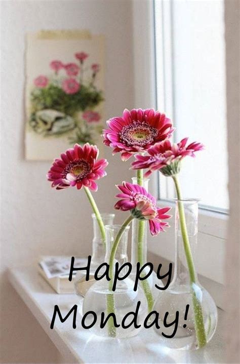 Download Happy Monday Flowers Wallpaper