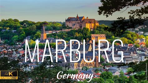 Marburg Germany 🇩🇪 Walking Tour 2023 4k 60fps Hdr A Medieval Gem