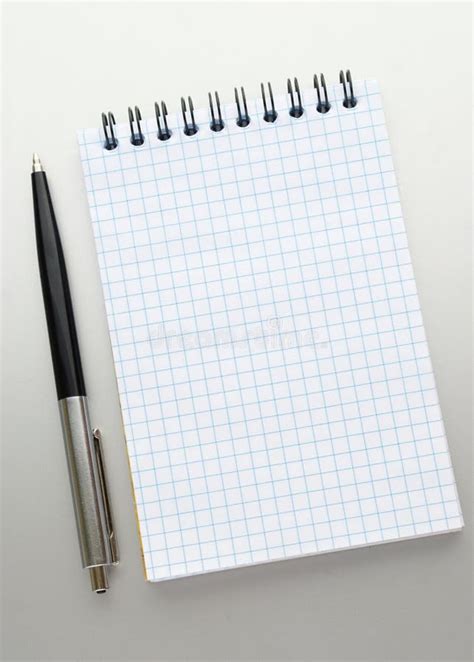 Ballpoint Pen And Notebook Stock Photo Image Of Black 25067782