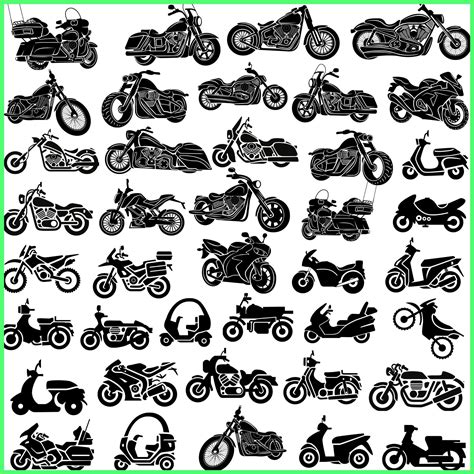 Motorcycle Svg Bike Svg Bundle Motorbike Svg Chopper Svg Etsy