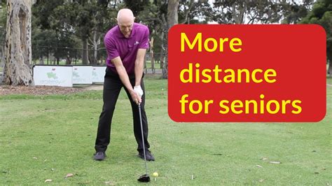 Best Senior Golf Swing For Distance Youtube