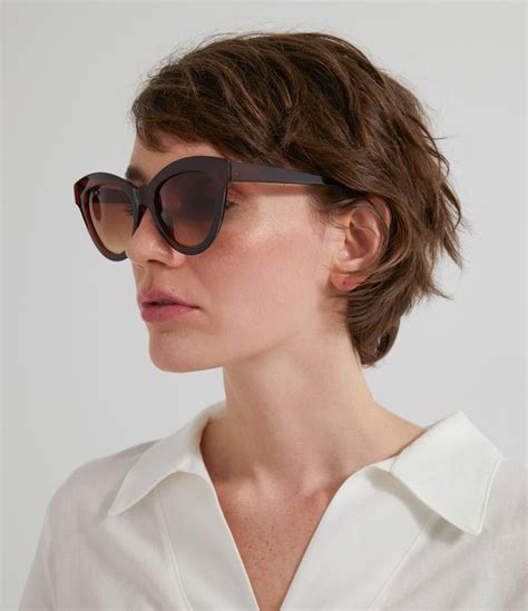 Óculos De Sol Feminino Gateado Marrom Renner