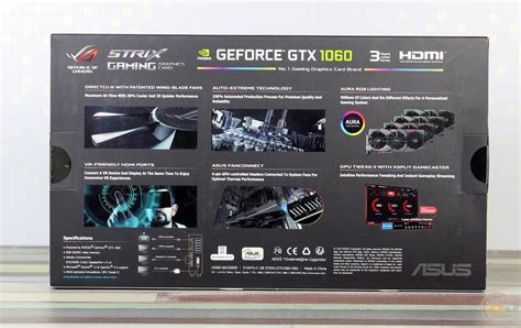 Огляд і тестування відеокарти ASUS ROG STRIX GeForce GTX 1060 OC на