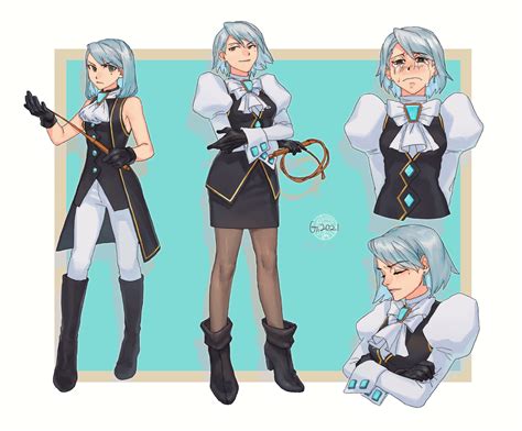 Franziska Von Karma Ace Attorney And 3 More Drawn By Godzillapigeon1