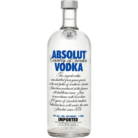 Absolut Vodka 1000ml Liquorshop